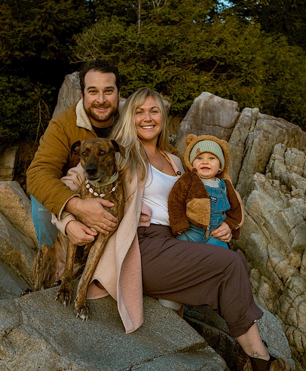 Morgan and her family