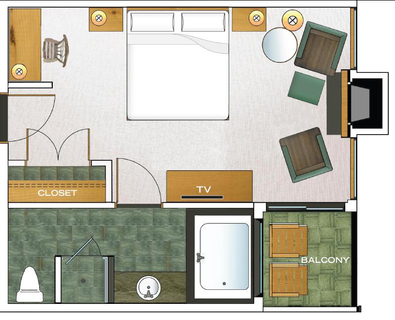 Pointe South Deluxe floorplan