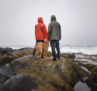 Storm Watching Couple