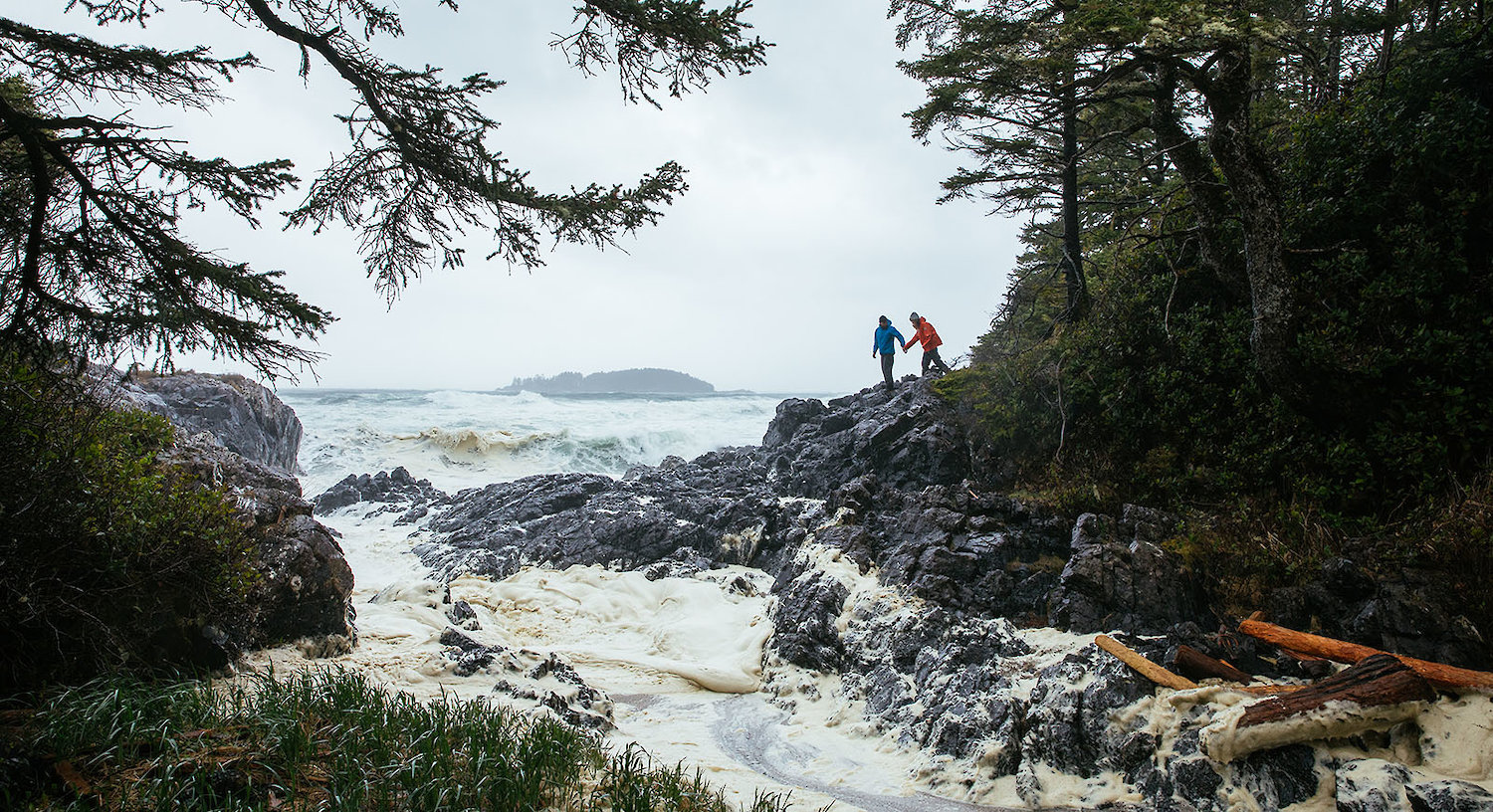 Storm Waves and Sea Foam Tofino