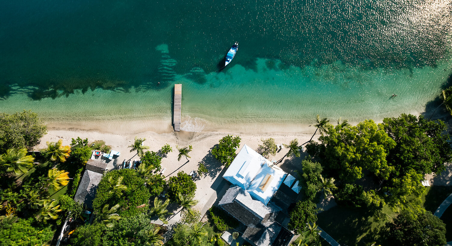 Calabash Luxury Boutique Hotel Aerial