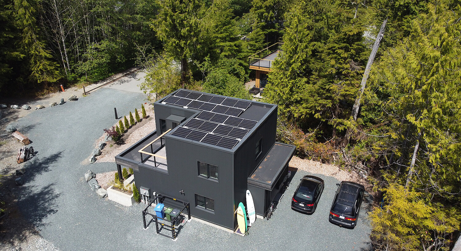 Solar Installation on Staff Housing by Mikael Becker