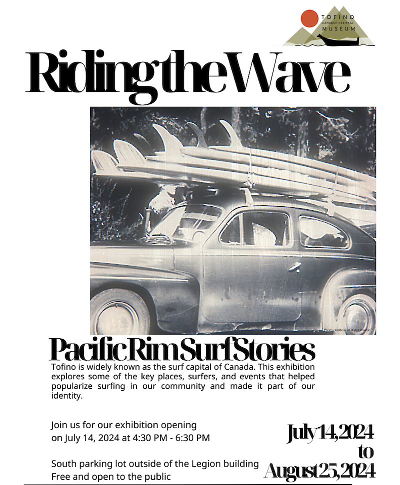 Riding The Waves Exhibit Poster
