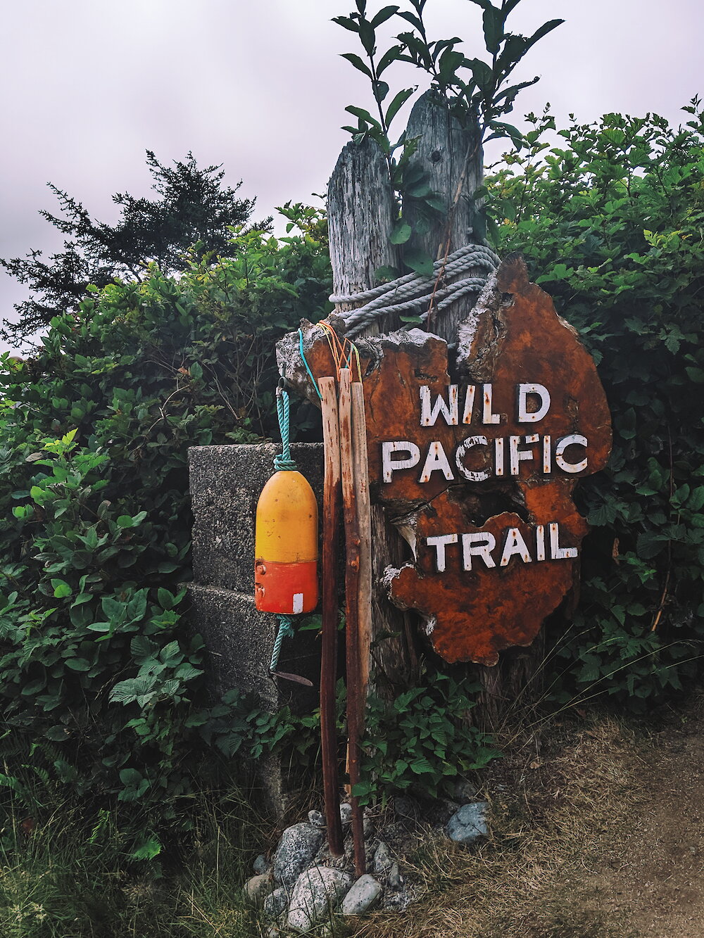 Wild Pacific Trail Marker by Caitlin Ronda
