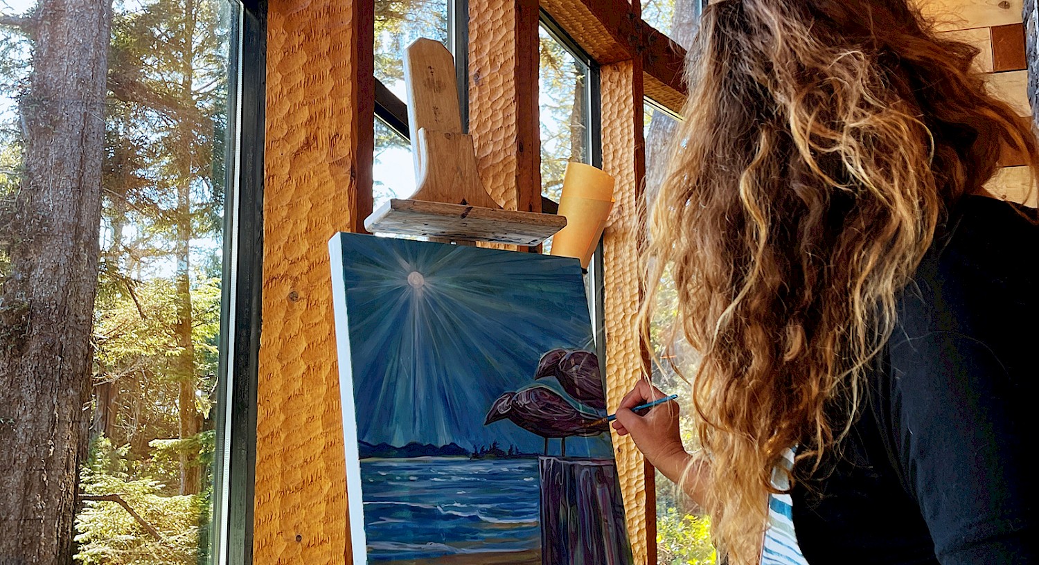 Alicia La Rue Painting by Caitlin Ronda